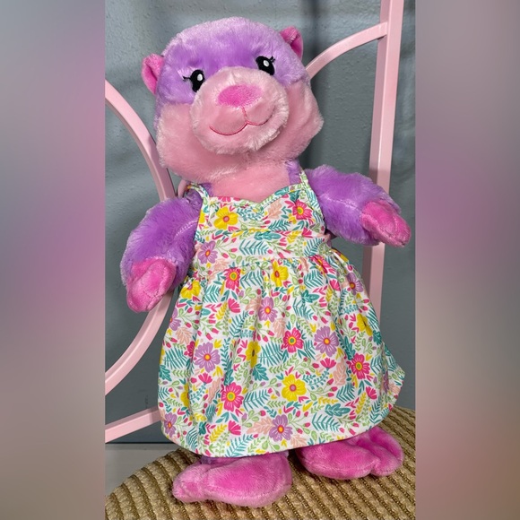 BUILD-A-BEAR Otterly Adorable Otter 16” Plush Animal and BAB Floral Maxi Dress - Picture 6 of 7